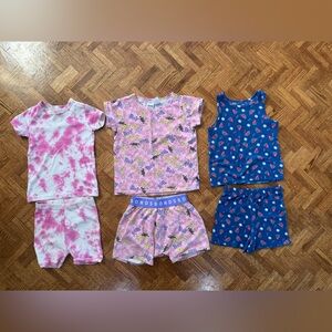 Girls summer pj lot